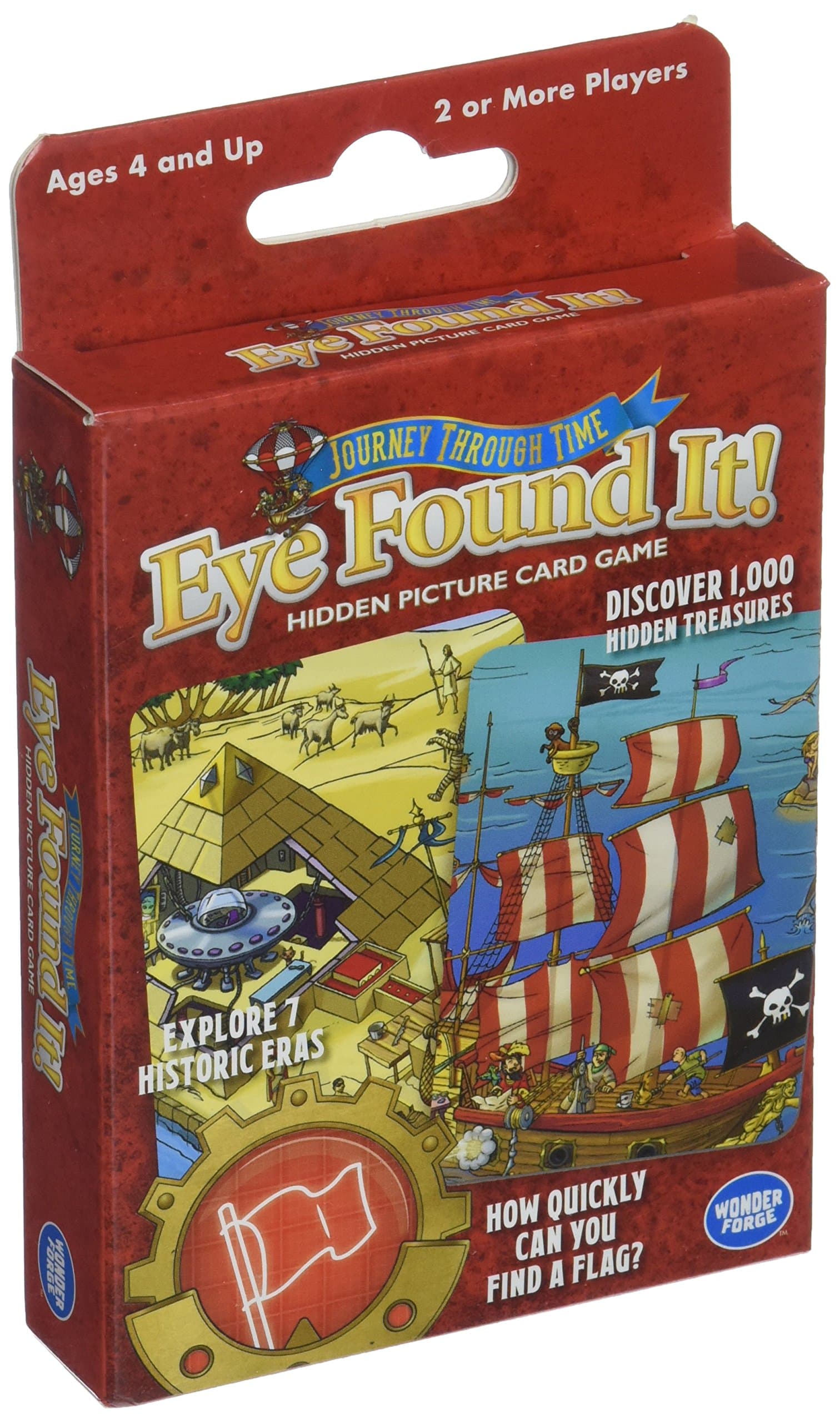 Wonder Forge Journey Through Time Eye Found It! Card Game