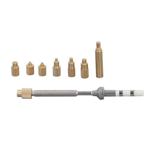 TS100 TS101 Soldering Iron Tips, Brass Heat Set Insert M2 M2.5 M3 M4 M5 M6 M7 M8 Threaded Inserts, Hand Tightened Knurling Joints, Embedding, Excellent Heat Conduction