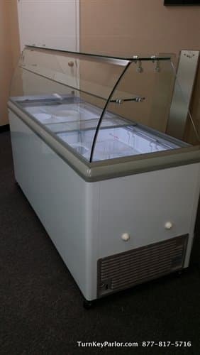 10 Flavor Ice Cream Dipping Case Model TKPDIP10