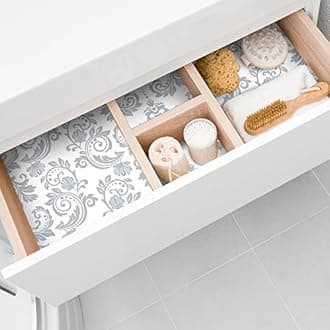 10 Sheets Drawer Liners for Dresser Scented Drawer Liners Non Adhesive Scented Paper for Fragrant Home Shelf Closet(Lavender,Chic Pattern)