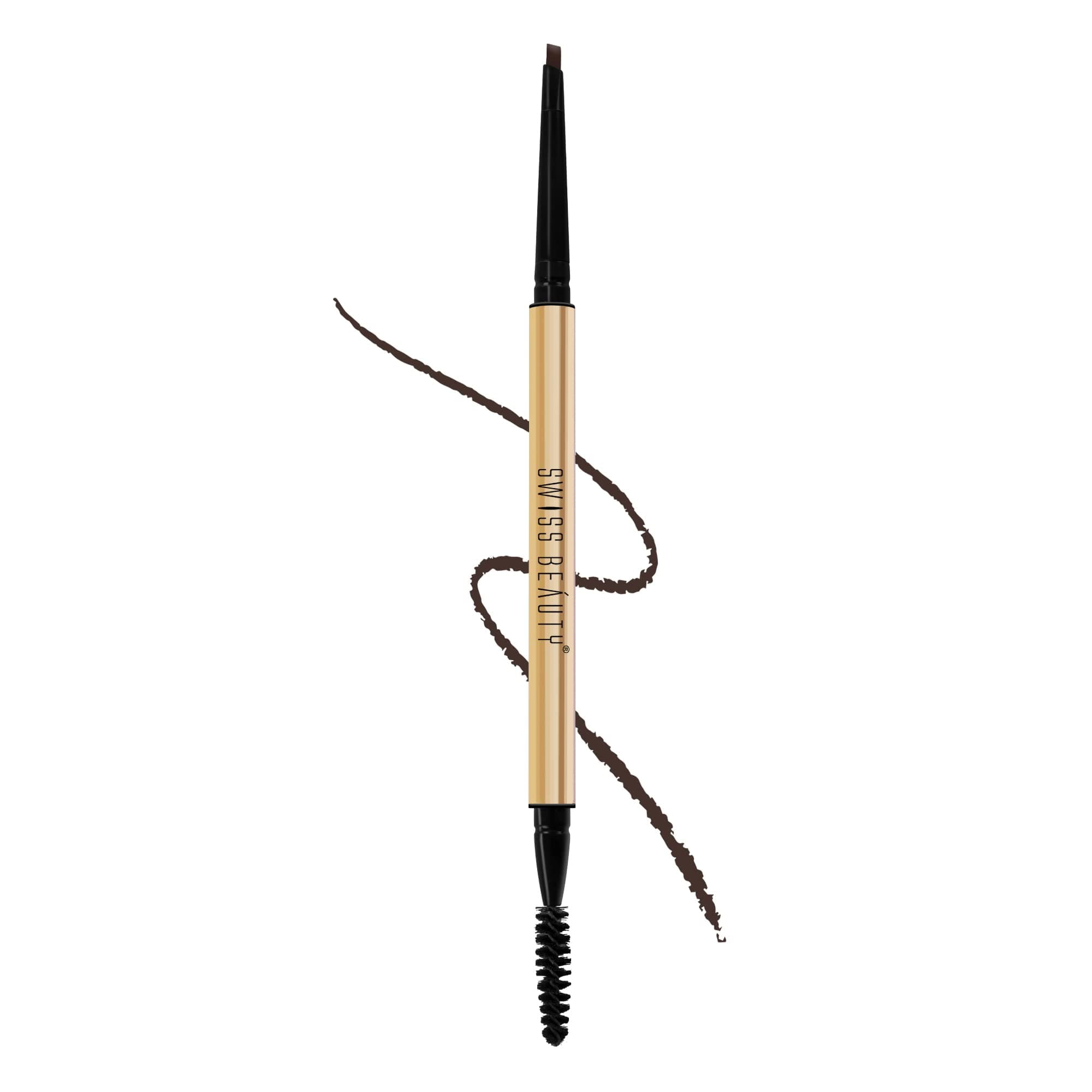 Micro Precision Eyebrow Pencil, Highly Pigmented, Long-Lasting and Lightweight Eyebrow Pencil | Shade - Deep Brown, 0.1g