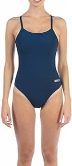Women's Team MaxLife Swimsuit Solid Challenge Back One Piece Competition Training Bathing Suit Athletic Swimwear