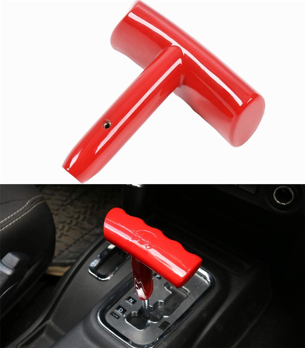Automatic ABS T-handle Gear Shifter Stick Cover Shift Knob Head Replacement