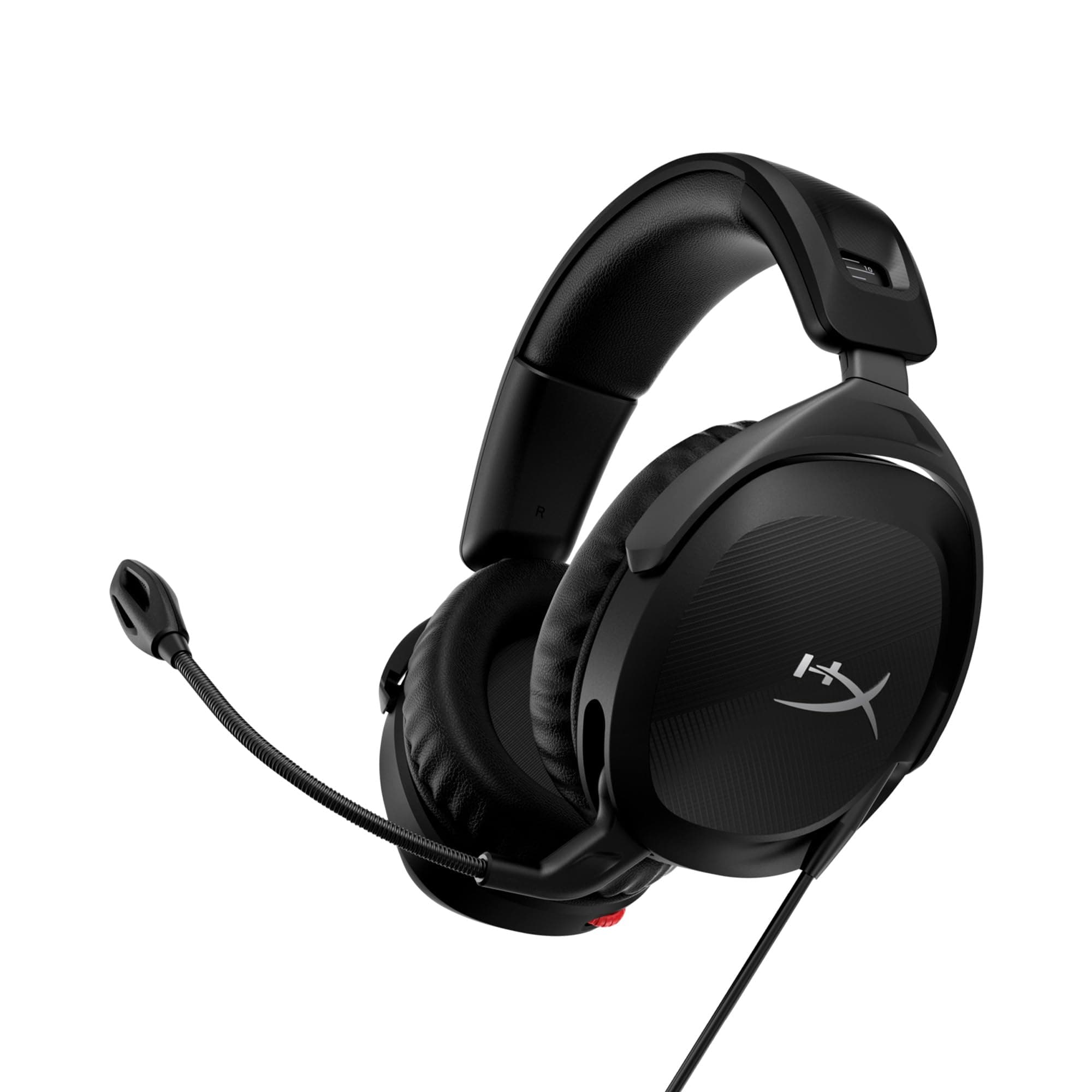 Cloud Stinger 2 Greatness Refined, Lightweight Wired Over Ear Headset with mic, Swivel-to-Mute Function, 50mm Drivers, PC Compatible - Black (519T1AA)