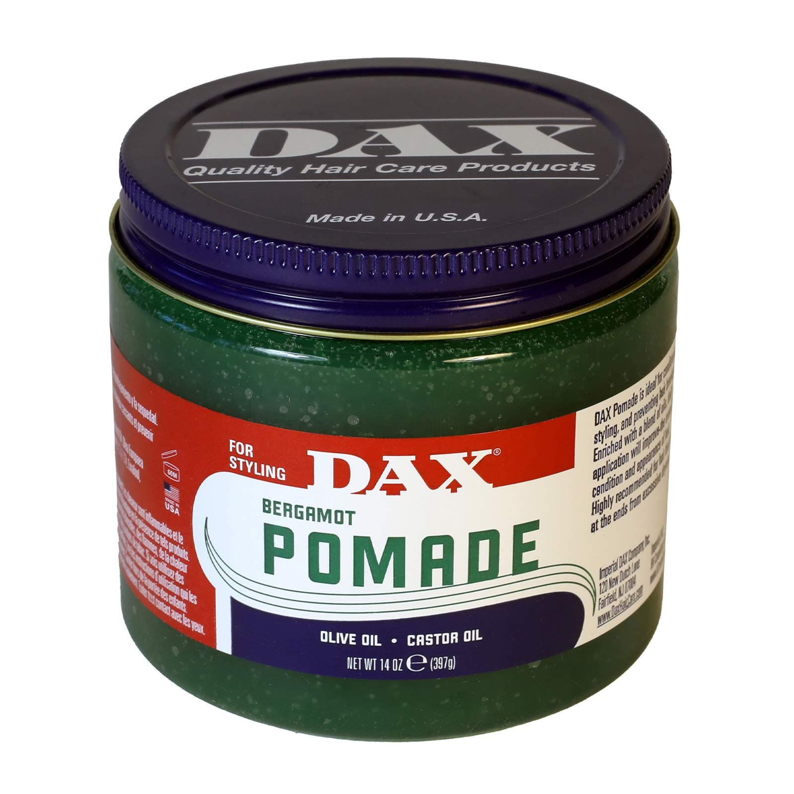 Pomade (Bergamot) 14 oz. Jar
