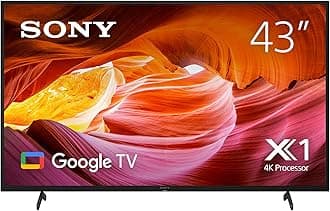 Sony BRAVIA 43 Inch TV 4K UHD High Dynamic Range Smart Google TV - KD-43X75K - UAE Version |1 Year Manufacturer Warranty