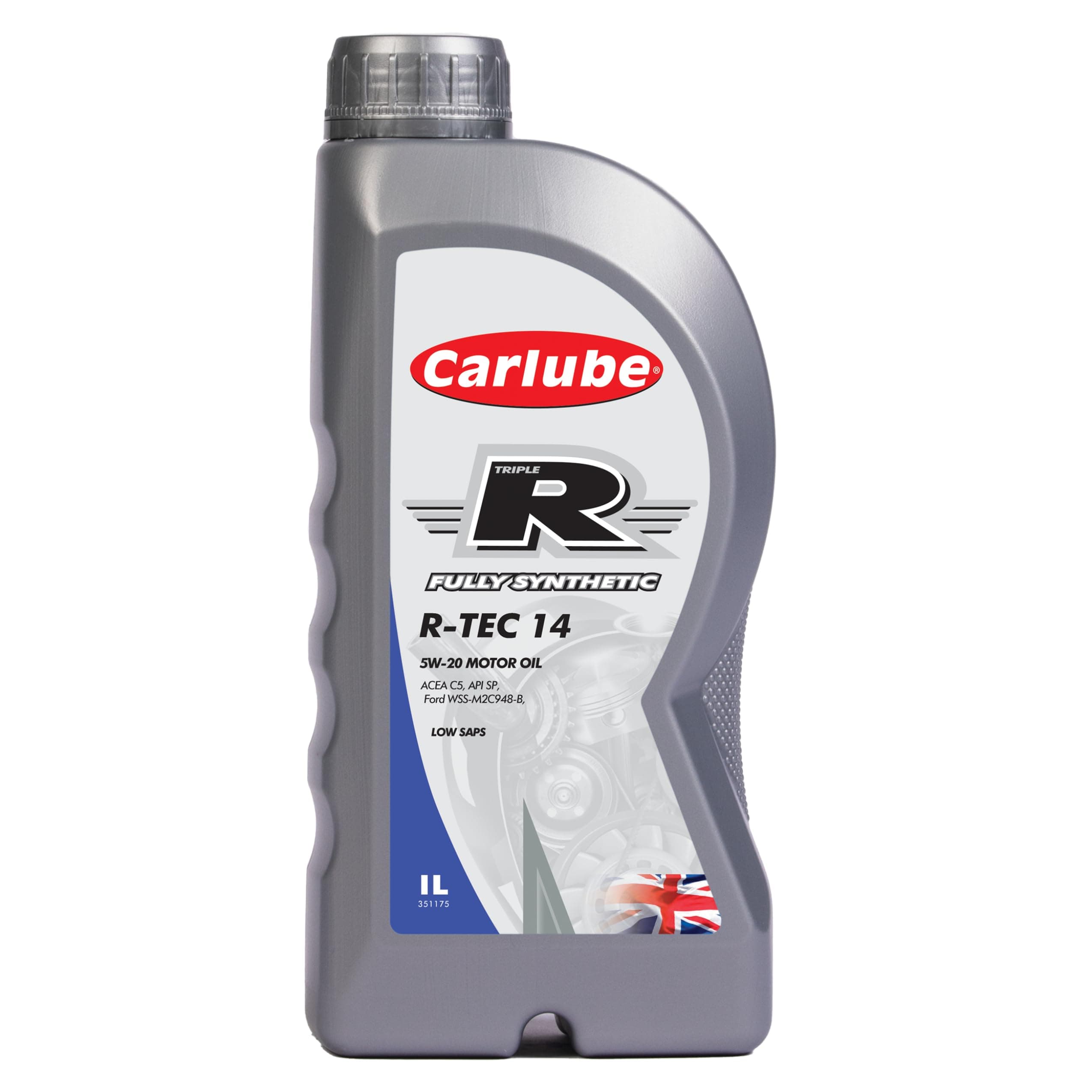 Carlube Triple R 5W-20 ACEA C5, API SP Fully Synthetic Engine Oil R-TEC 14 1 L