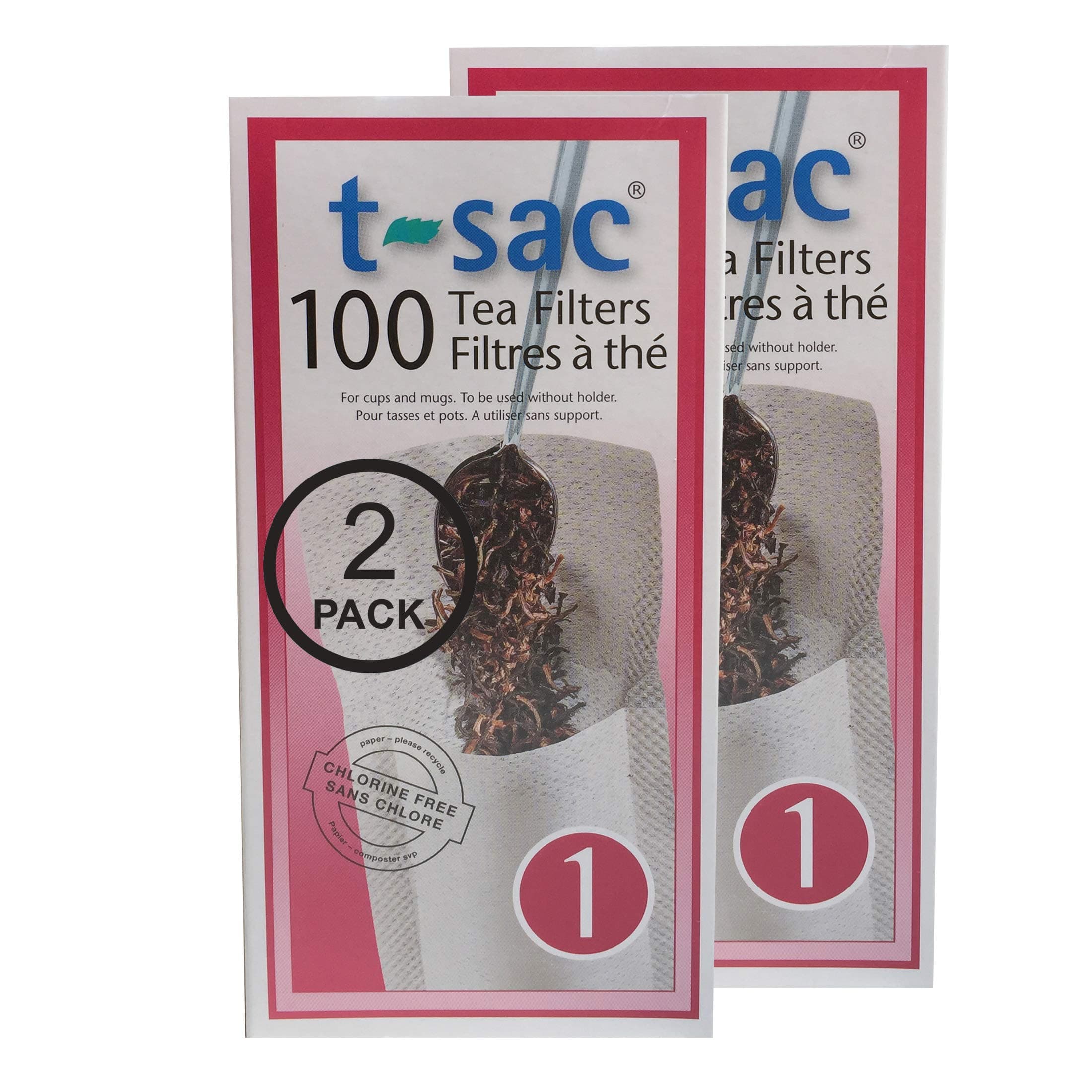 Modern Tea Filter Bags, Disposable Tea Infuser, Size 1, Set of 200 Filters - 2 Boxes - Heat Sealable, Natural, Easy to Use Anywhere, No Cleanup โ Perfect for Teas, Coffee & Herbs - from Magic Teafit