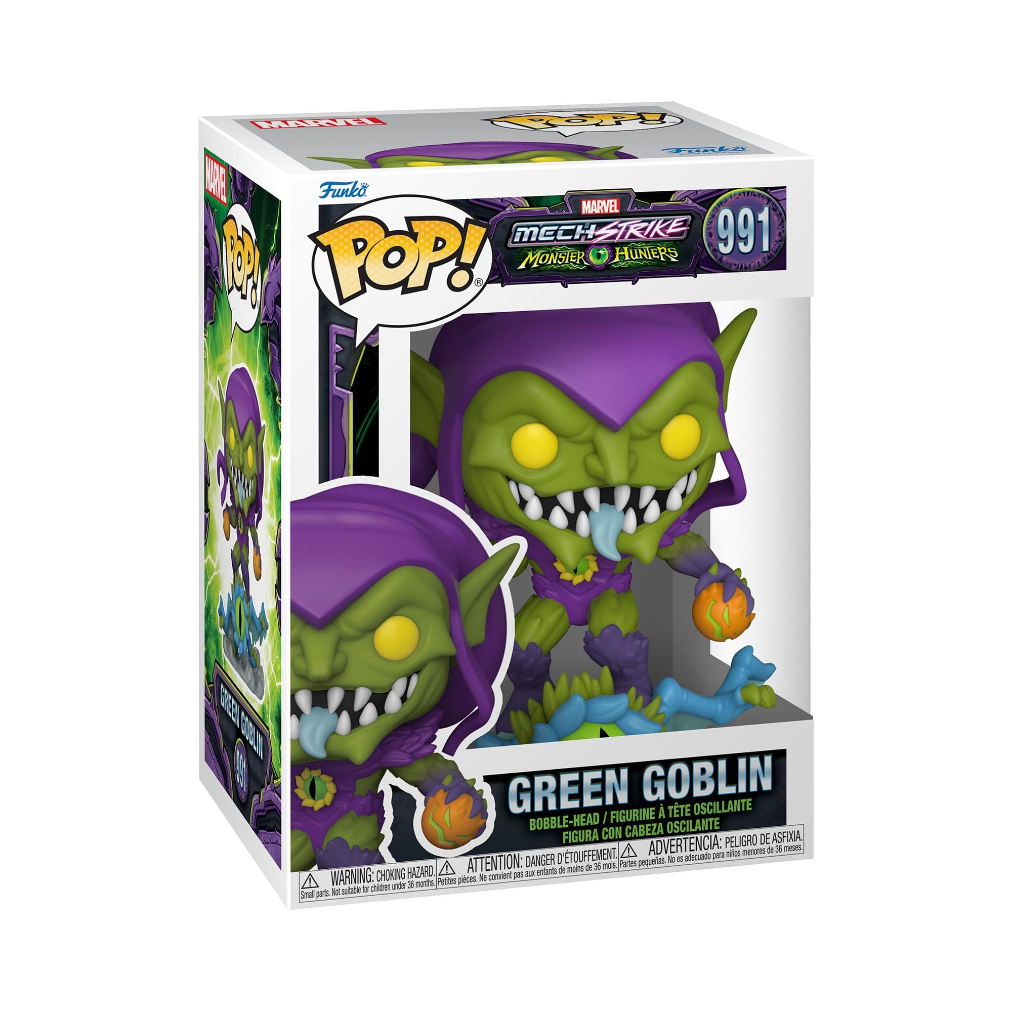 POP Marvel: Monster Hunters - Green Goblin,Multicolor