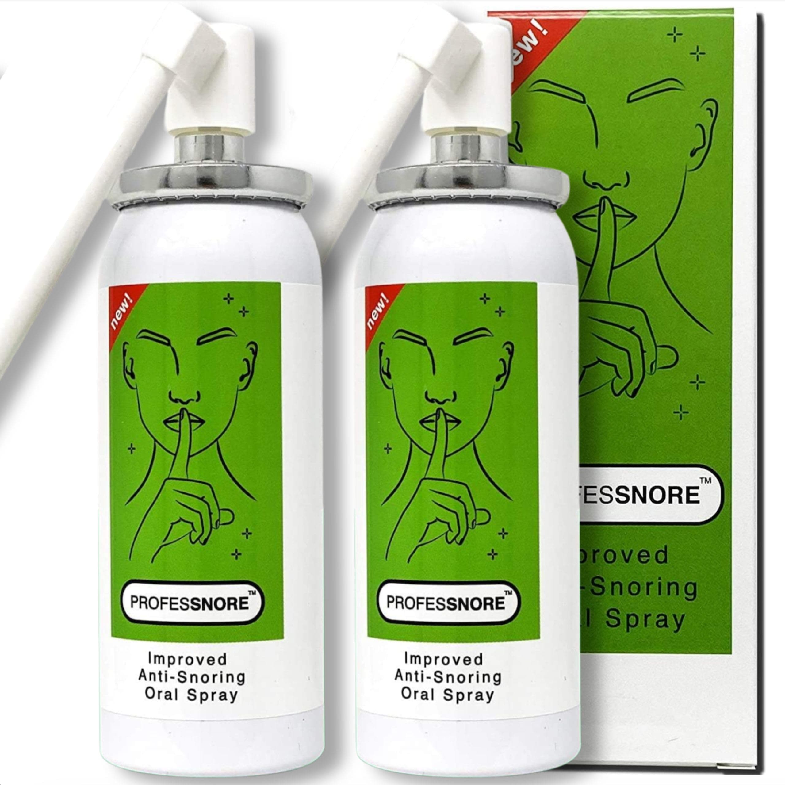 Snore Solutions Anti Snoring Stop Relieve Spray Natural Snoring Solution. (Pack of 2)