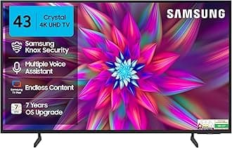 - Samsung 108 cm (43 inches) Crystal 4K Vista Pro Ultra HD Smart LED TV UA43UE86AFULXL