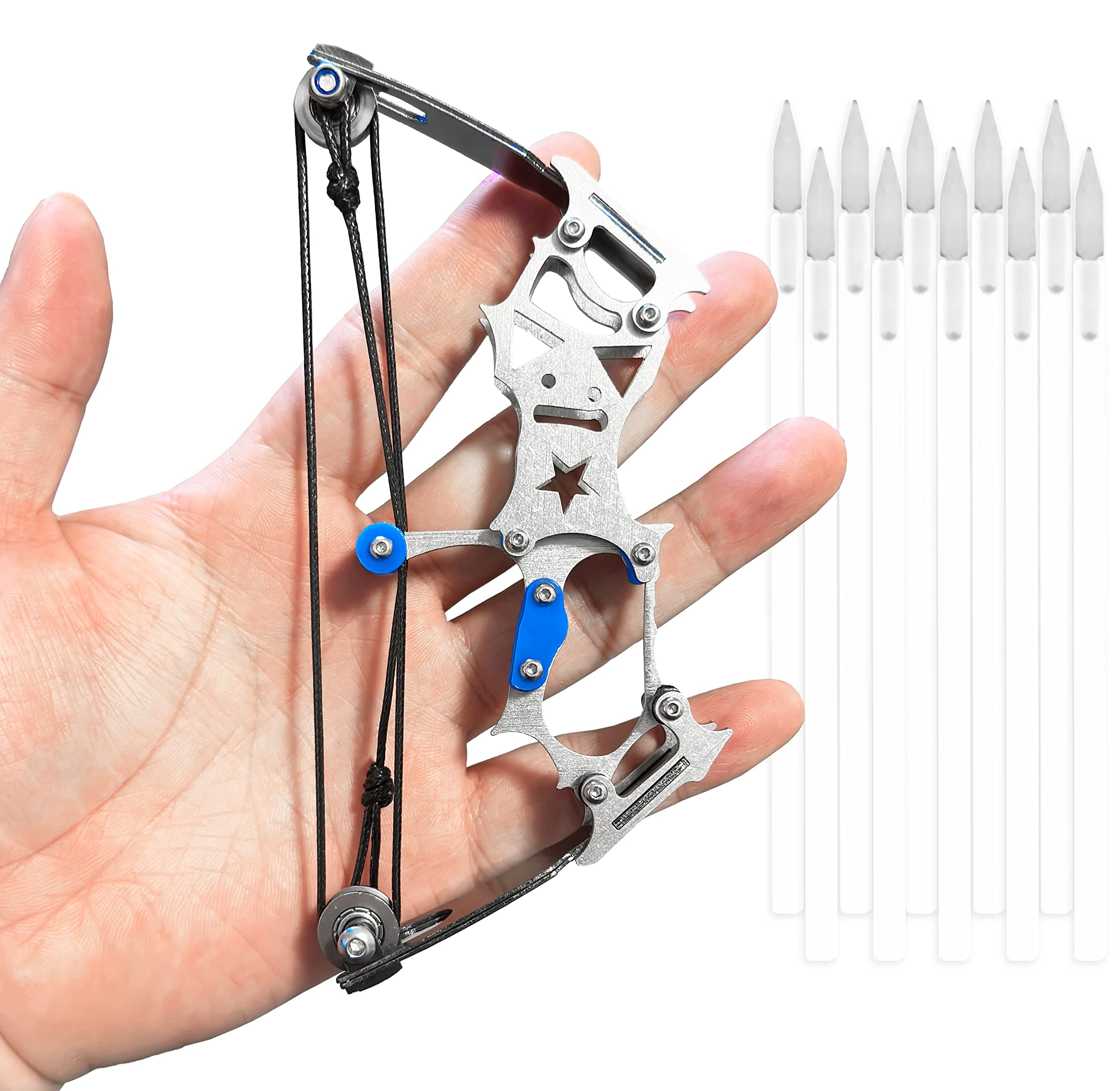 Archery Bow Set Left and Right Hand Compound Bow Hunting Bow Metal Material Catapult RH/LH for Practice Archery
